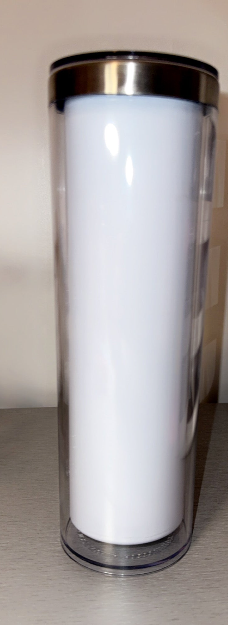 20oz Stainless Steel Snow Globe Tumbler