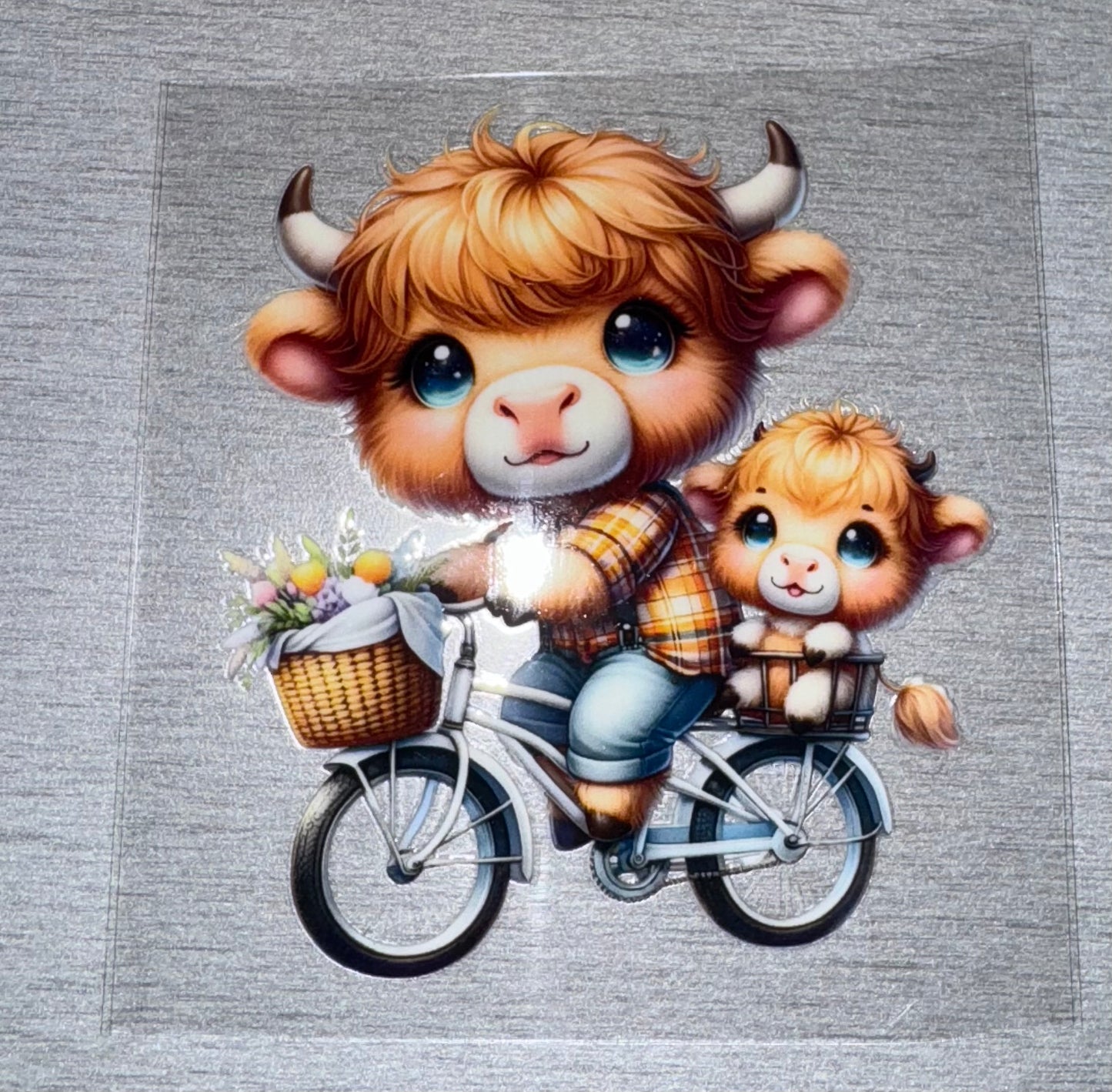 Cow on Bicycle