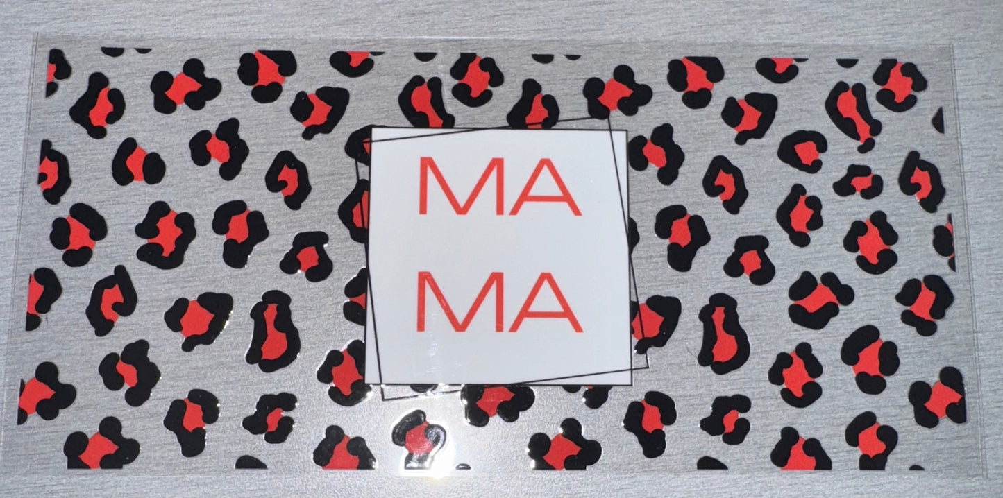 Mama Black & Orange Cheetah