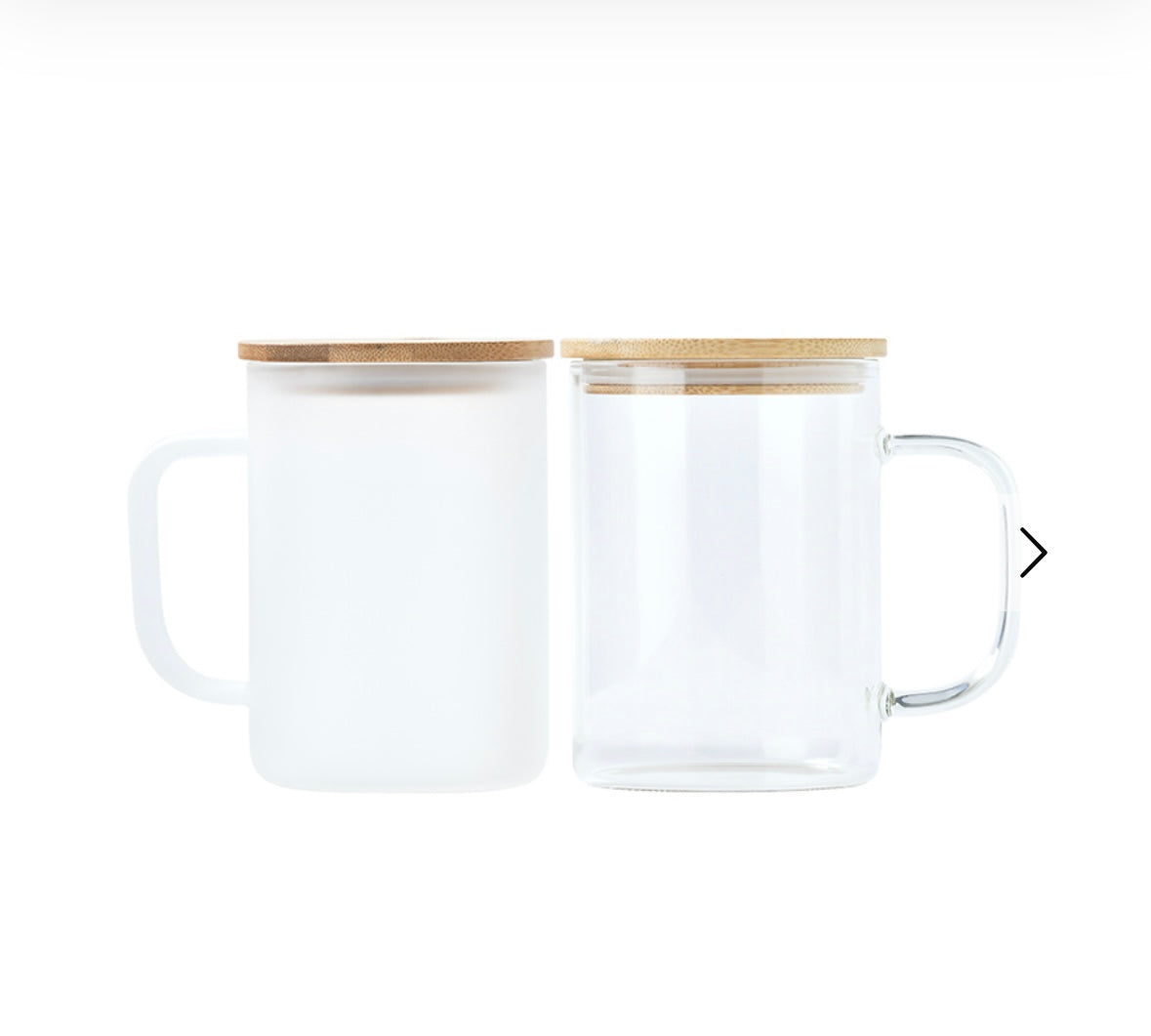15oz Clear Glass Snow Globe Mug