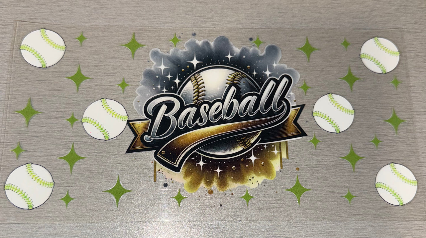 Baseball Gold & Green
