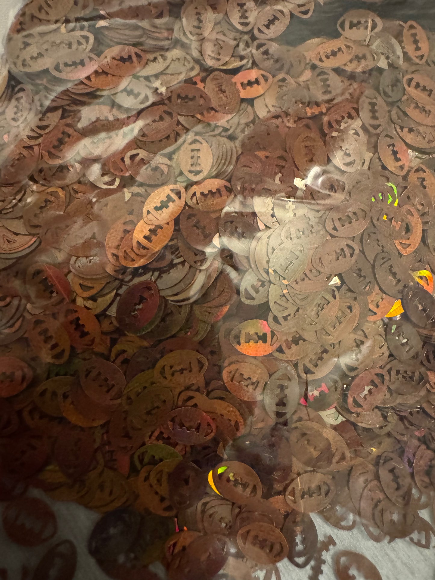 Football - Shaped Glitter