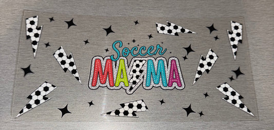 Mama "Soccer Mama" W/ lightening bolts