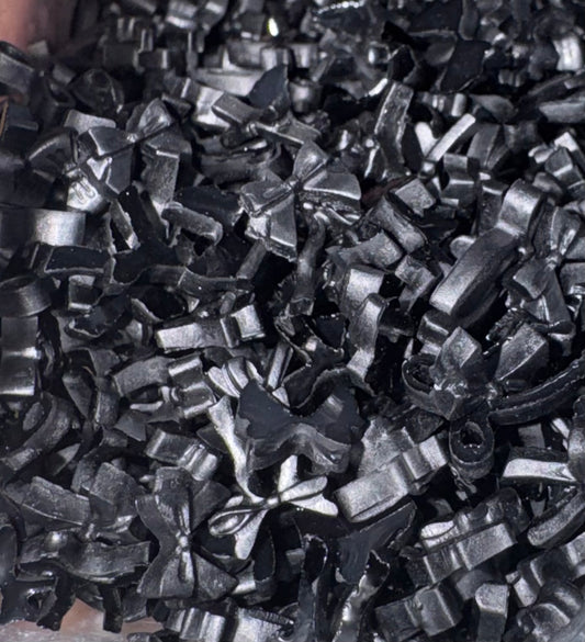 Black Bow Nail Charm Mix