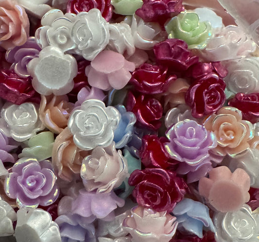 Roses Nail Charm Mix