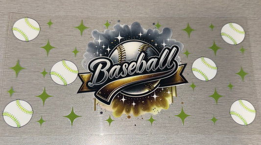 Baseball Gold & Green