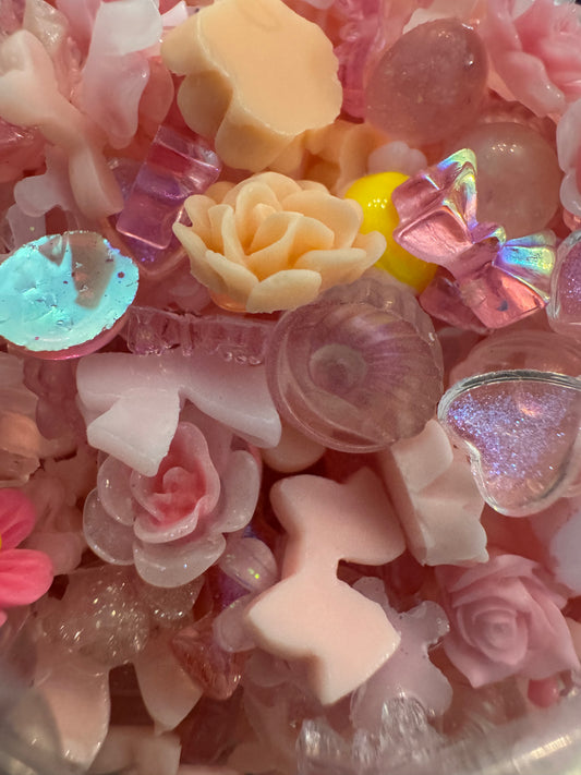 Pink Nail Charm Mix