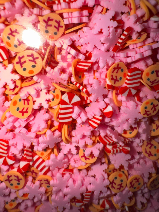 Reindeer and Pink Snowflake