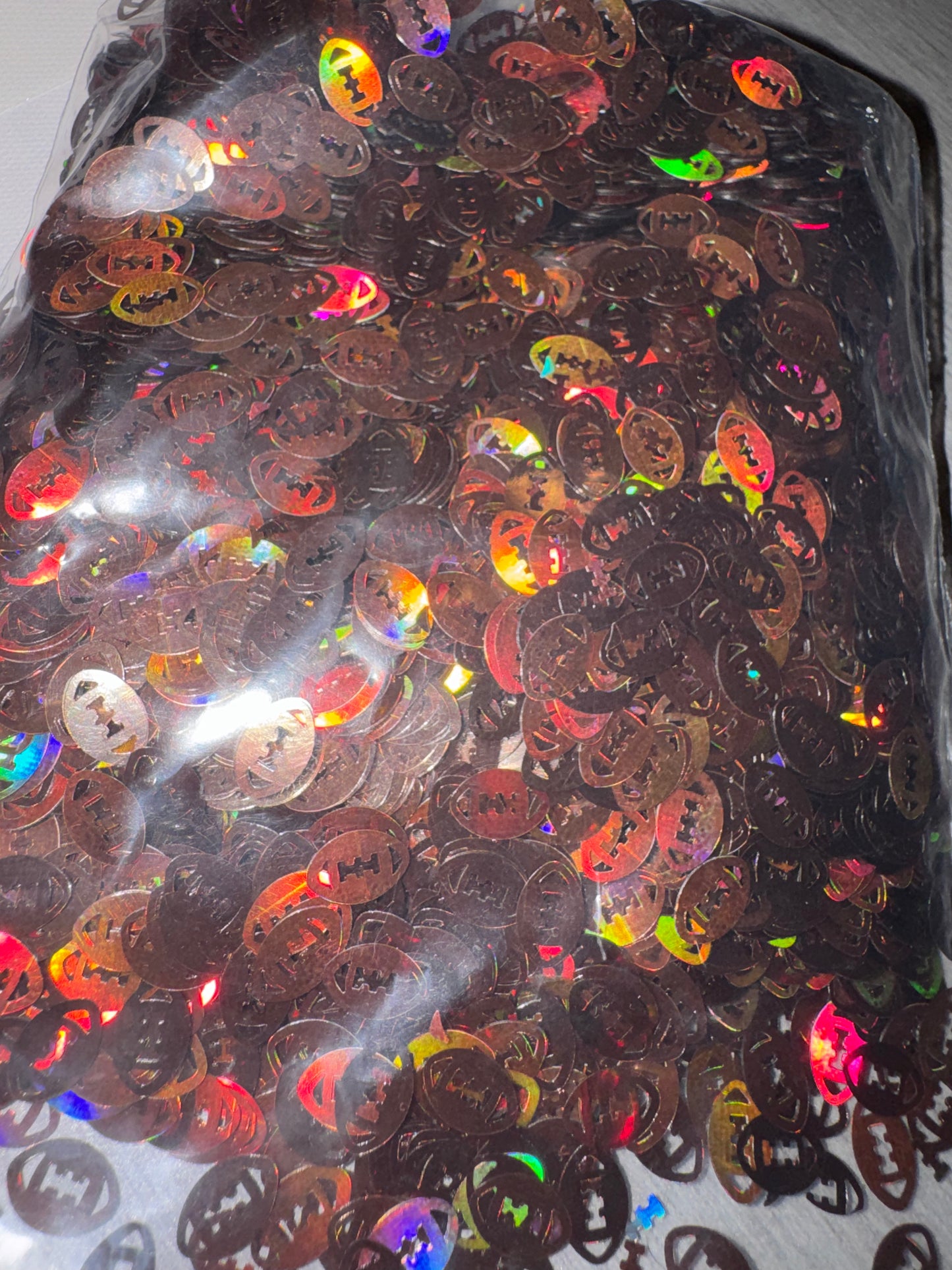 Football - Shaped Glitter