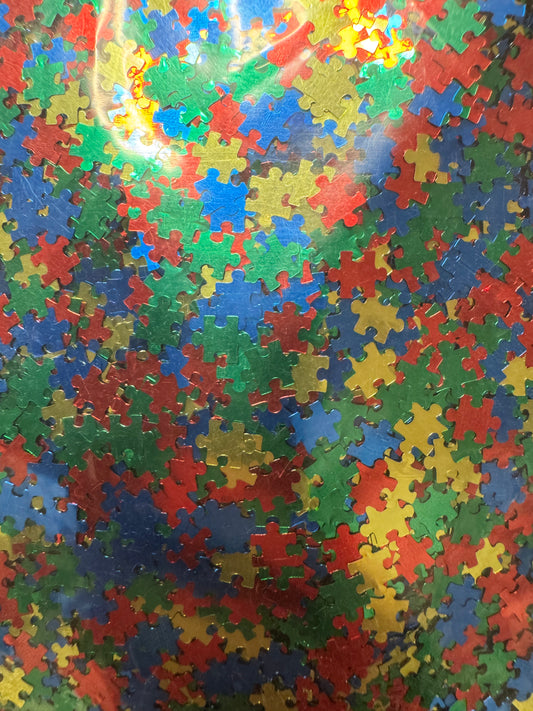 Autism - Shaped glitter