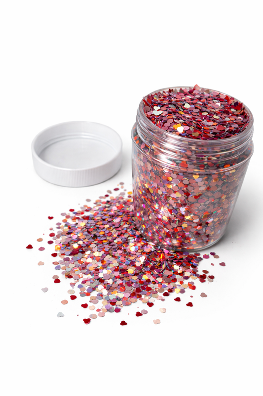 Hearts - Shaped Glitter
